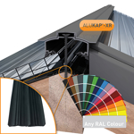 Picture of Alukap-XR Hip Bar 6.0m 45mm RG PC Alu E/Cap