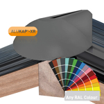 Picture of Alukap-XR Ridge Radius End Cap Powder Coated