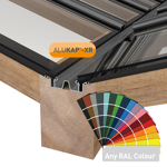 Picture of Alukap-XR Valley Bar with gaskets 4.8m PC