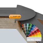 Picture of Alukap-XR Roof Lantern Radius End Cap PC