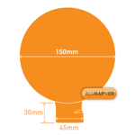 Picture of Alukap-XR 150mm Ball Finial Brown