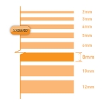 Picture of Axgard Clear 8mm UV Protect Polycarb 500 x 2000mm