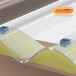 Picture of Corrapol Clear 60mm Fixings (Pack 50)